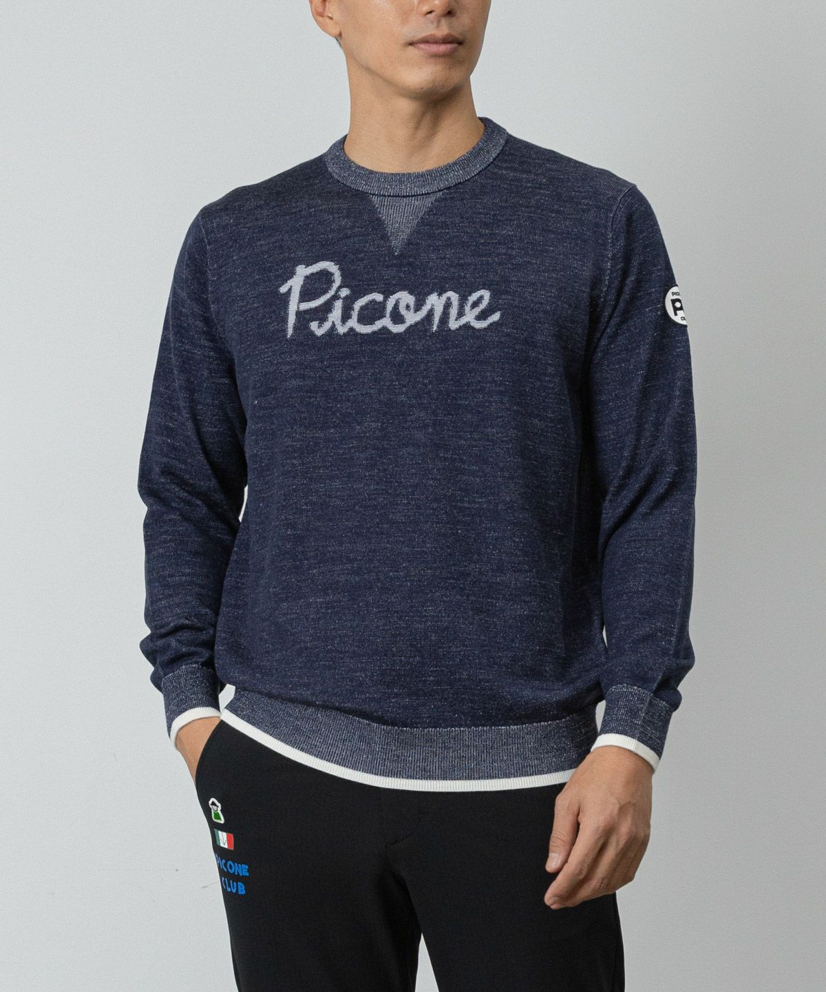 メンズ】ウール混スウェット風ニット|ピッコーネクラブ - ゴルフウェア