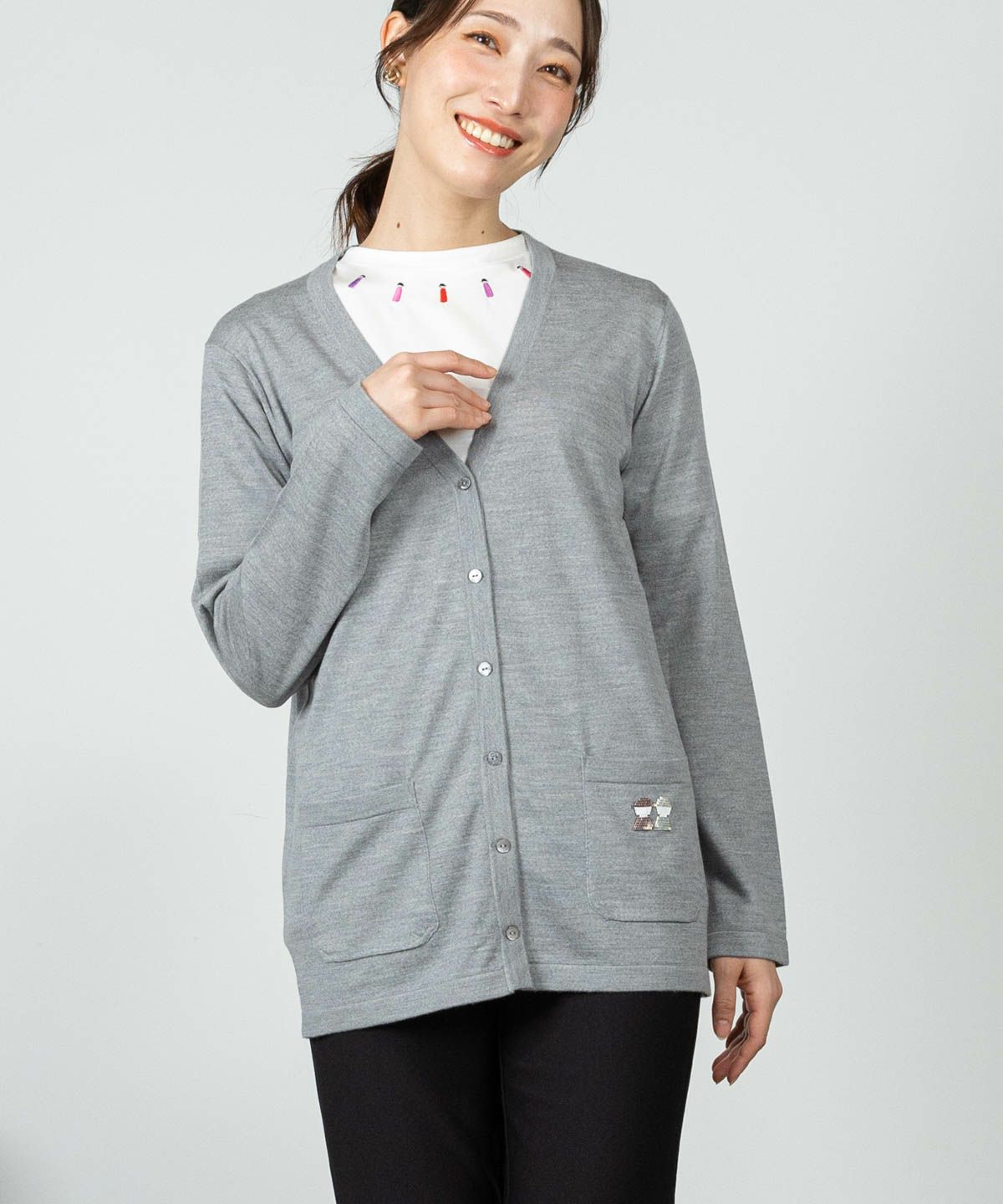 モデル着用画像(ライトグレー)