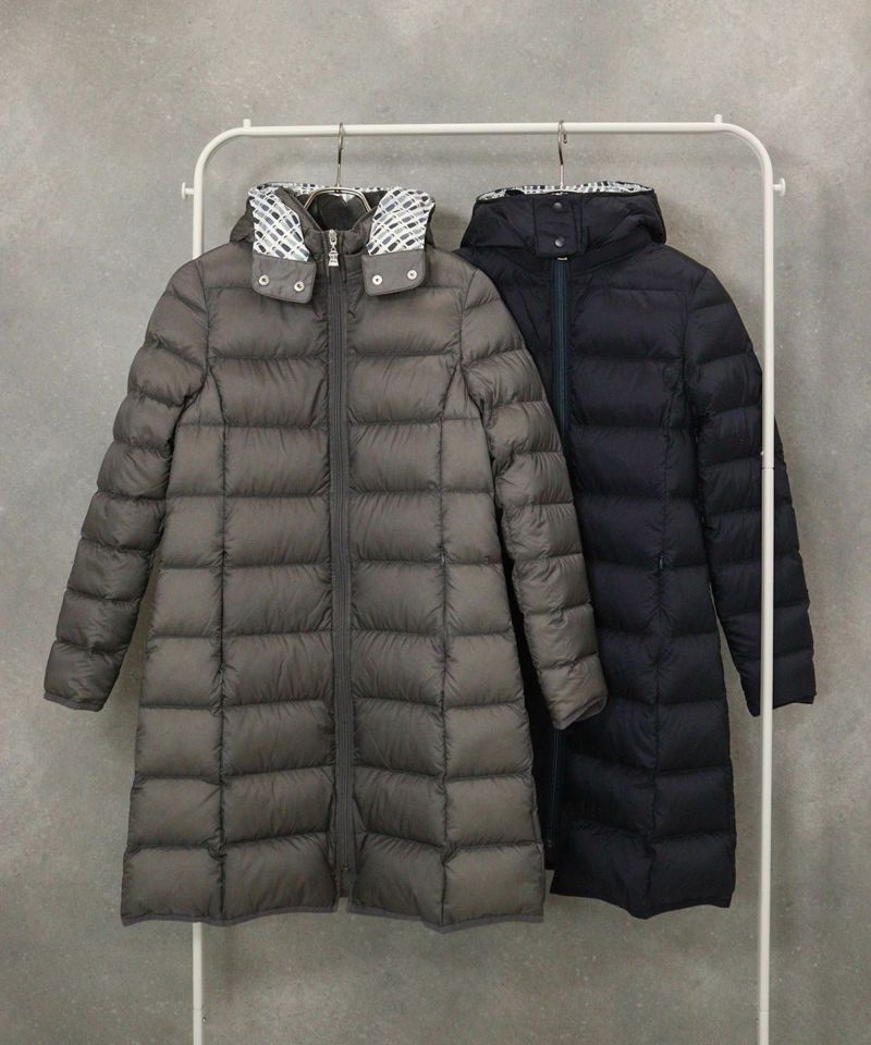 ✨未使用級 ピッコーネ 2way ダウンコート フード THINDOWN使用 オンラインストア・店舗限定商品】フード付撥水ダウンコート|スタジオ