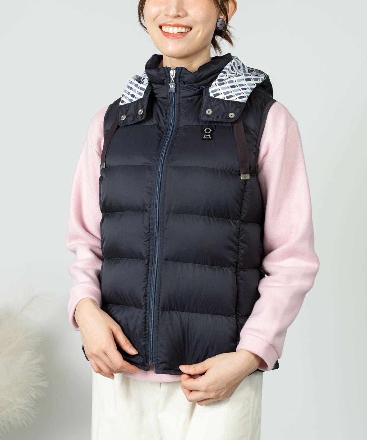 モデル着用画像(ネイビー)