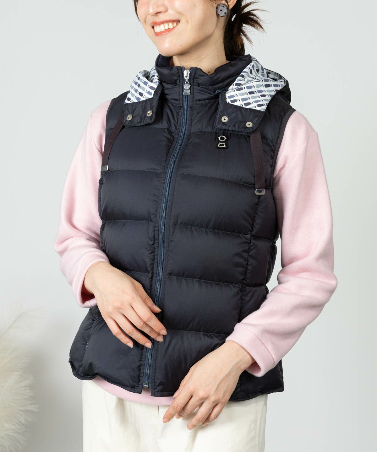 モデル着用画像(ネイビー)