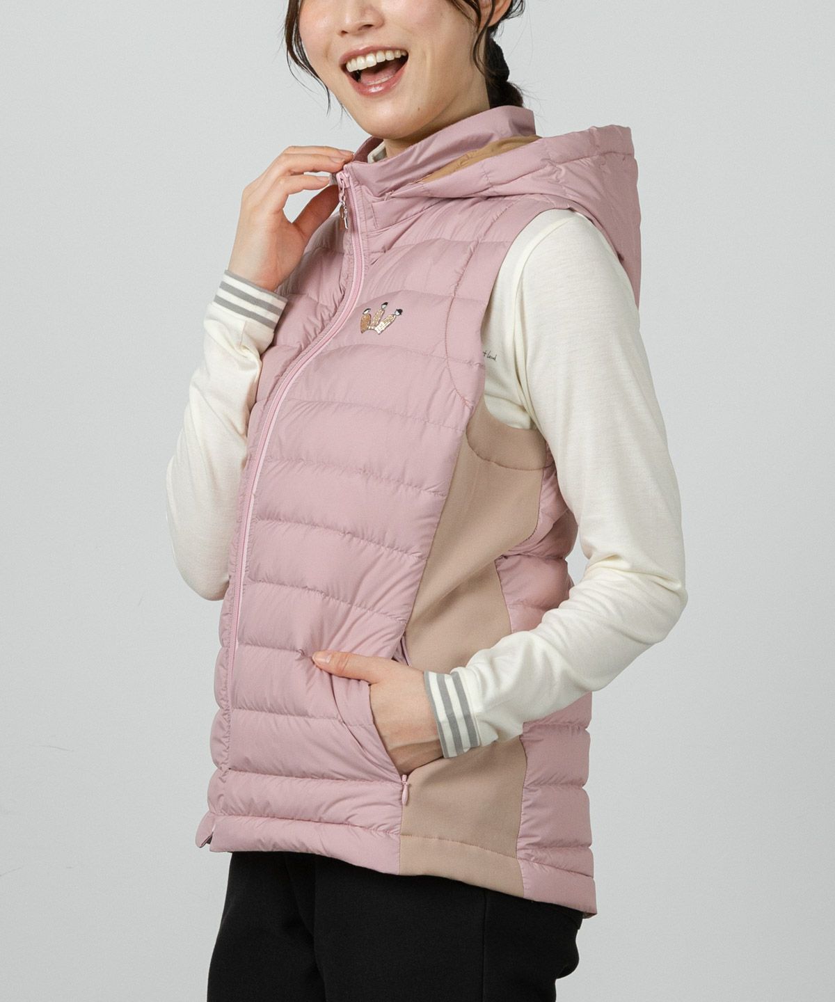 モデル着用画像（ピンク）