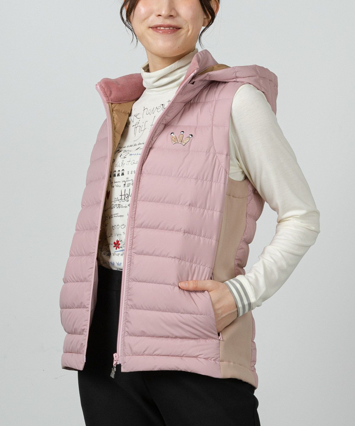 モデル着用画像（ピンク）