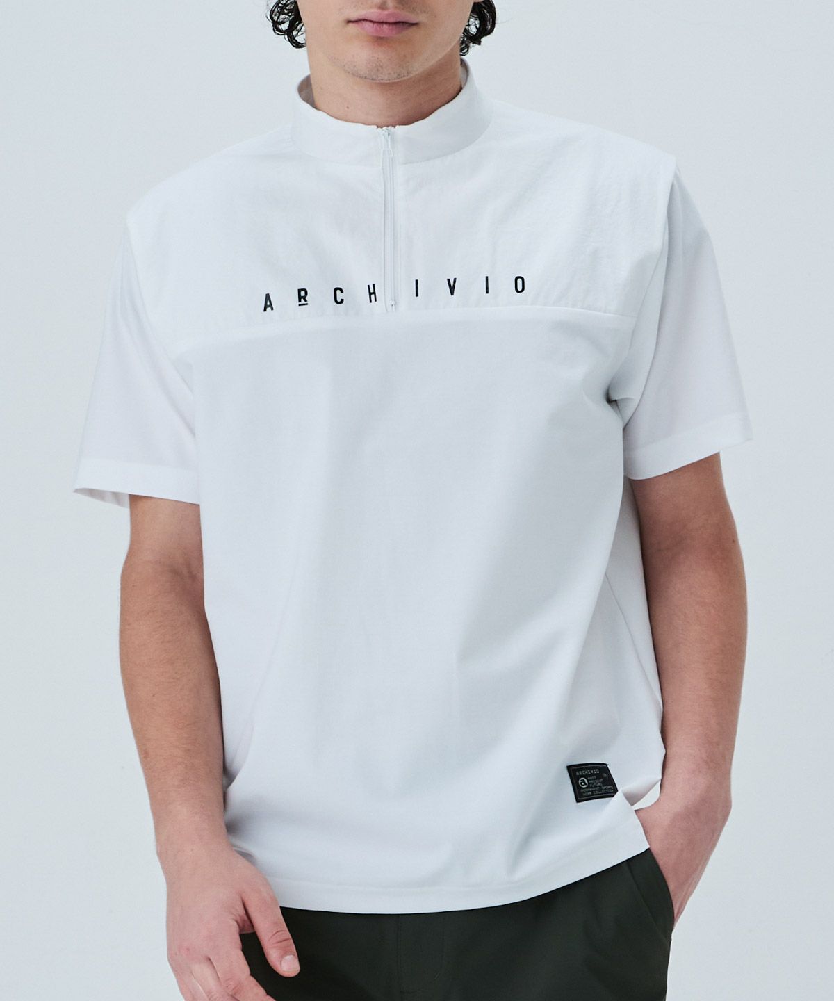 メンズ】素材切替UV冷感ハーフジッププルオーバー|アルチビオ - ゴルフ