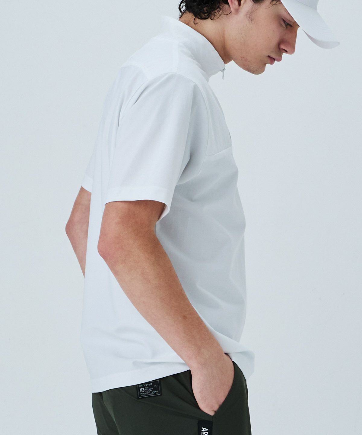 メンズ】素材切替UV冷感ハーフジッププルオーバー|アルチビオ - ゴルフ