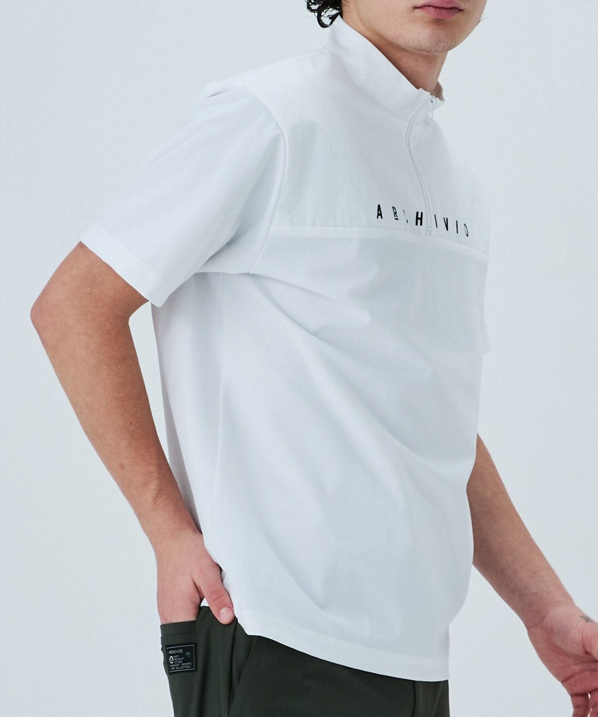 メンズ】素材切替UV冷感ハーフジッププルオーバー|アルチビオ - ゴルフ