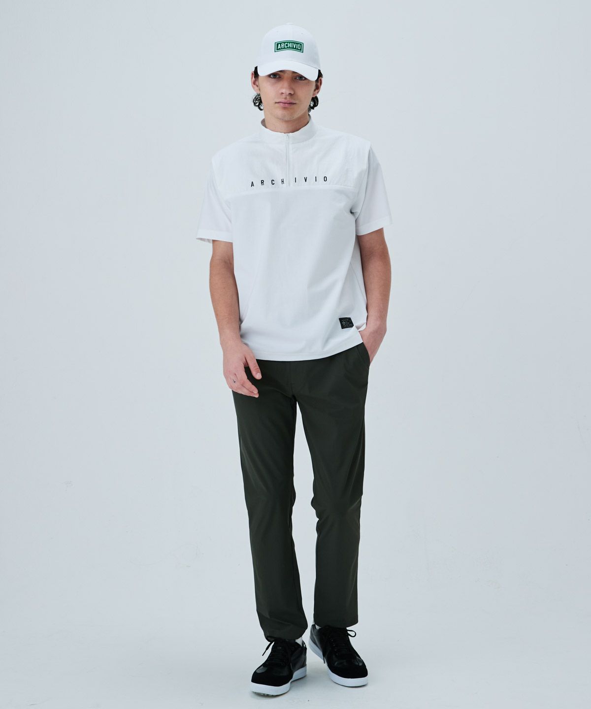 メンズ】素材切替UV冷感ハーフジッププルオーバー|アルチビオ - ゴルフ