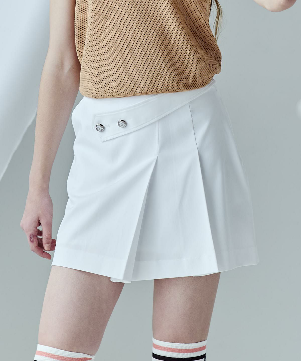 UV撥水フロントベルトスカート|アルチビオ - ゴルフウェアや婦人服通販