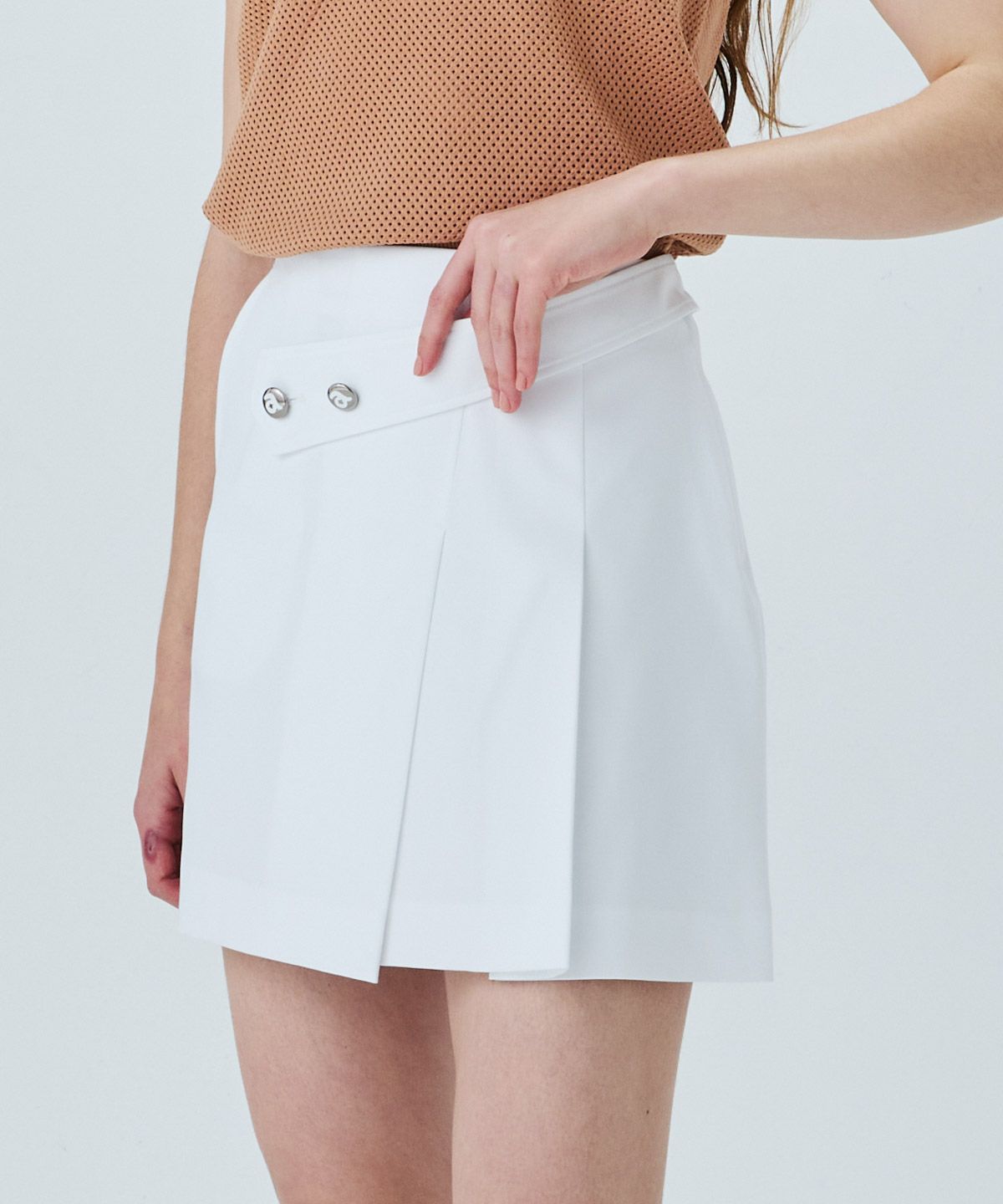 UV撥水フロントベルトスカート|アルチビオ - ゴルフウェアや婦人服通販