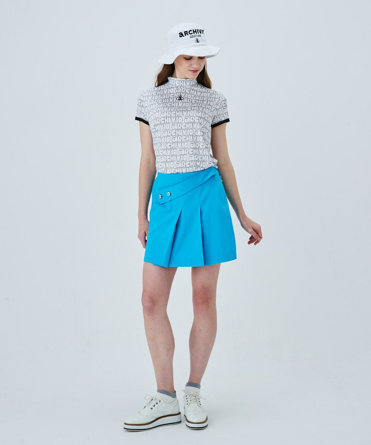 UV撥水フロントベルトスカート|アルチビオ - ゴルフウェアや婦人服通販