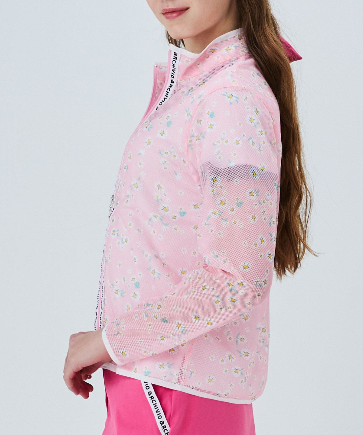 メッシュ花柄ブルゾン|アルチビオ - ゴルフウェアや婦人服通販