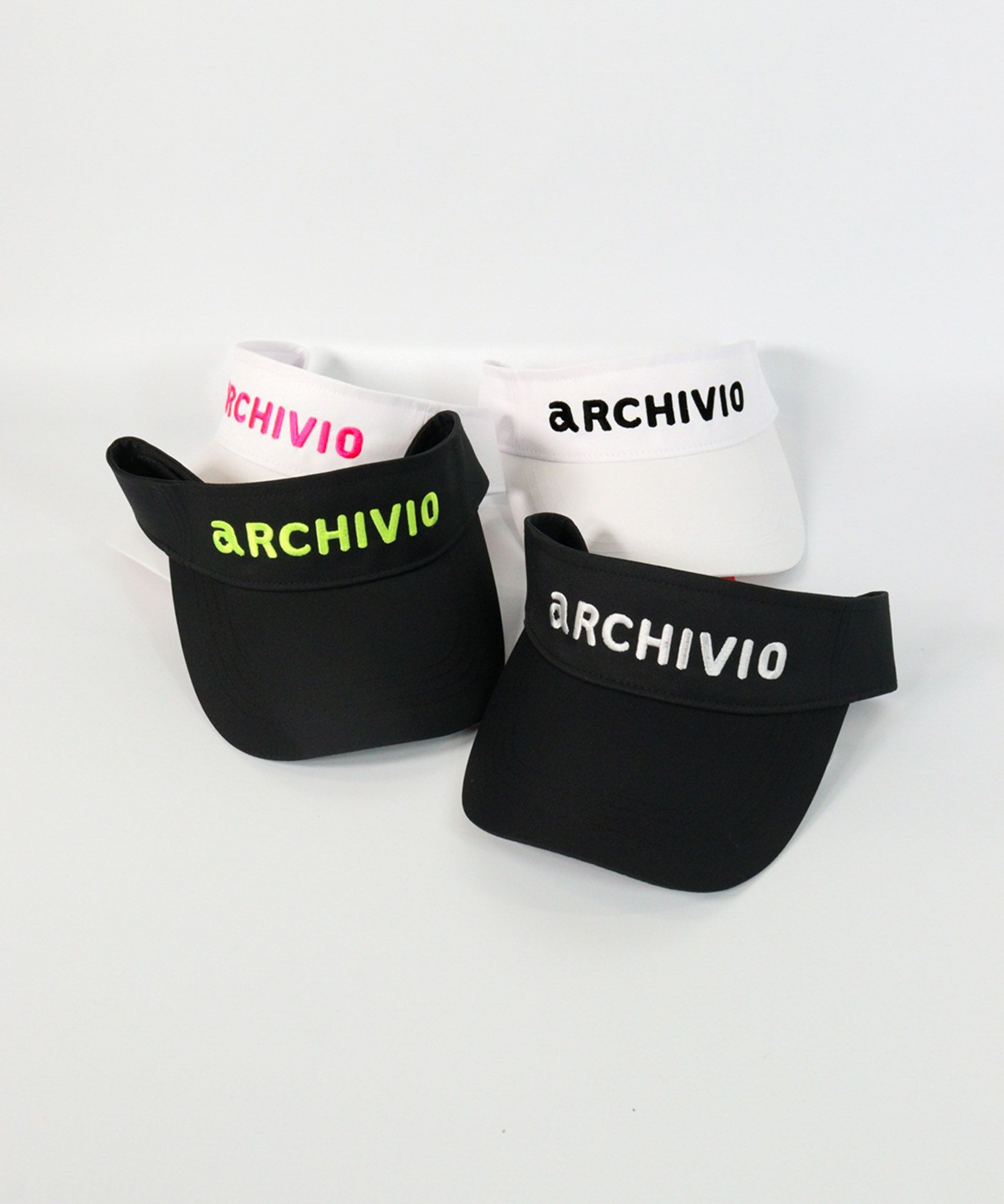 ベーシックロゴ刺繍サンバイザー|アルチビオ - ゴルフウェアや婦人服通販