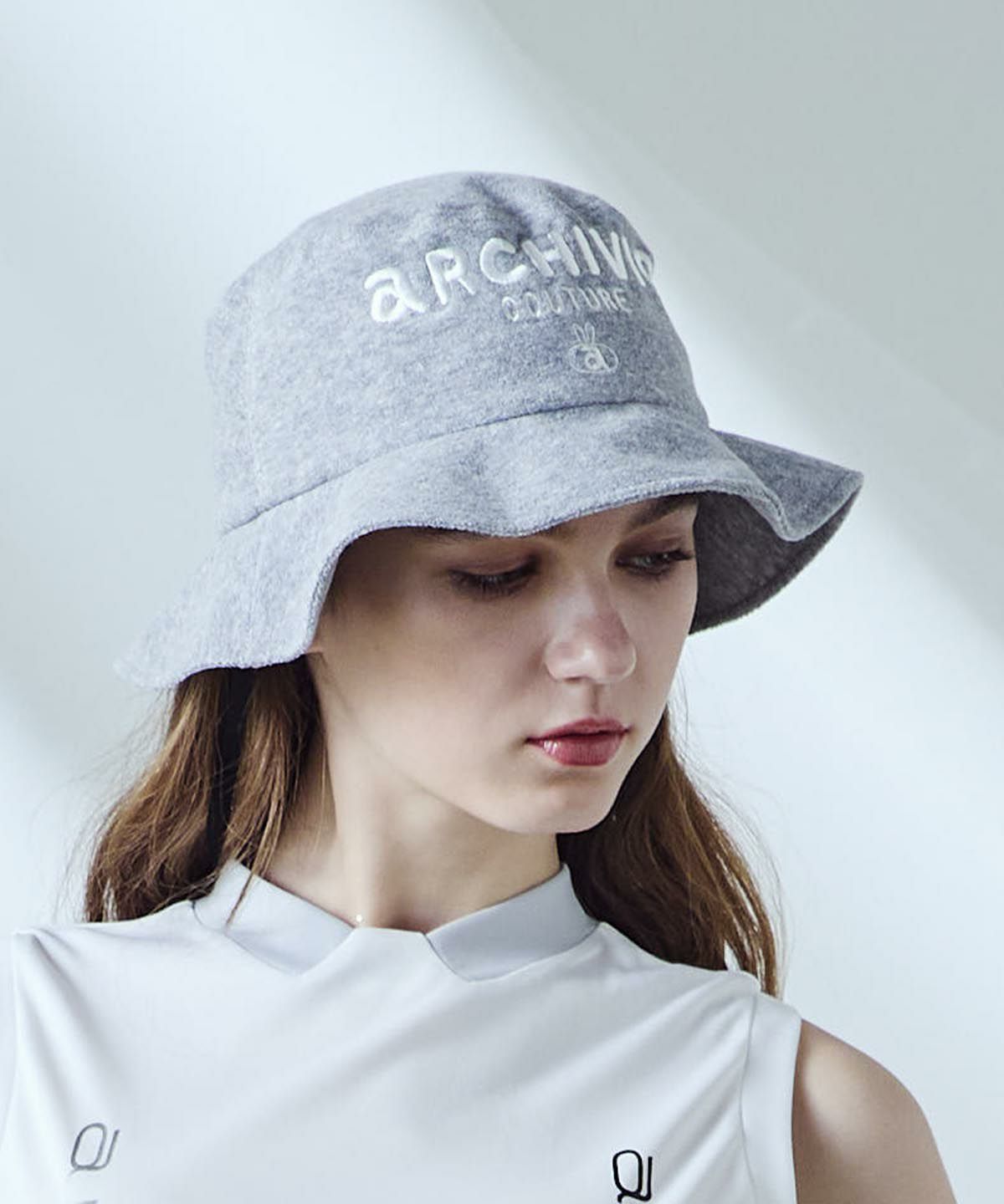 サンシェード付ロゴ刺繍ハット|アルチビオ - ゴルフウェアや婦人服通販