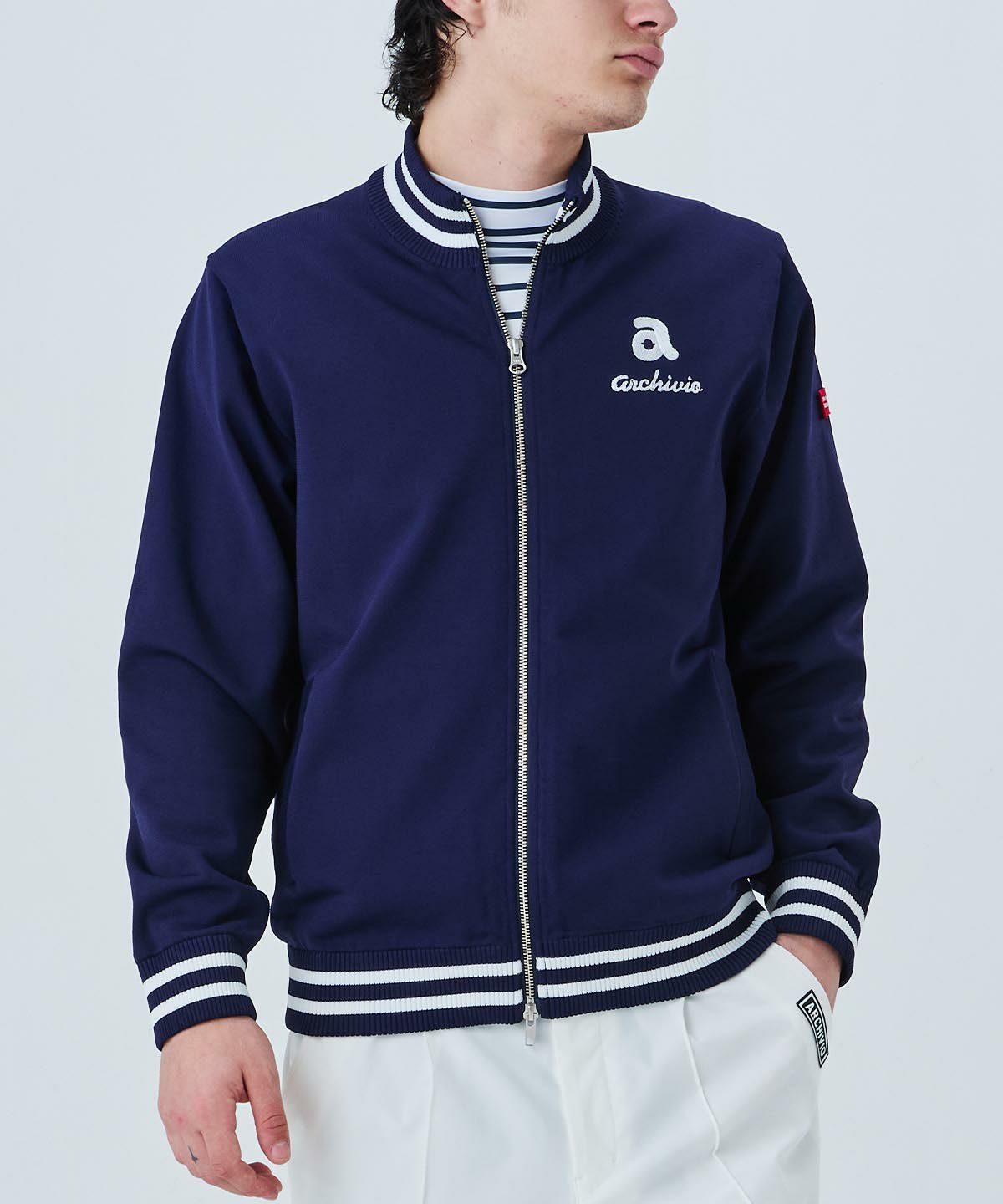 ARCHIVIO アルチビオ ハーフジップ 蓄熱ブルゾン アルチビオ メンズ ブルゾン - ゴルフウェア通販 ビキジャパン公式