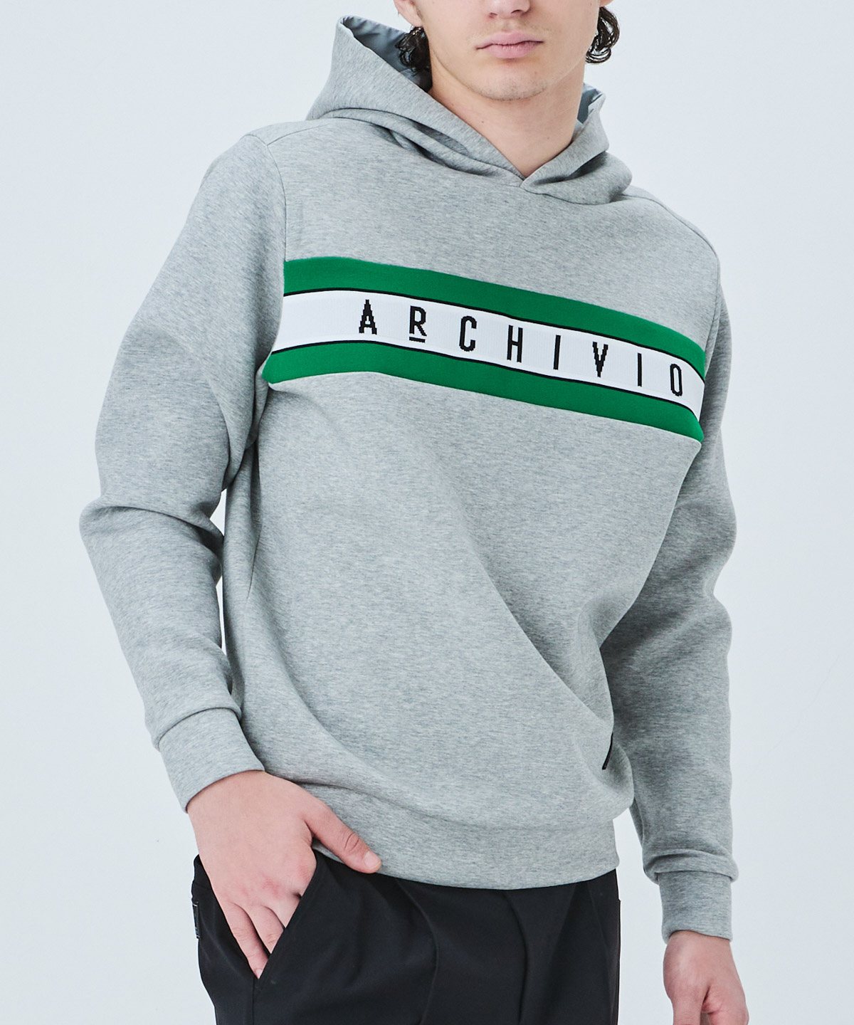 メンズ】ニットロゴフードパーカー|アルチビオ - ゴルフウェアや婦人服通販