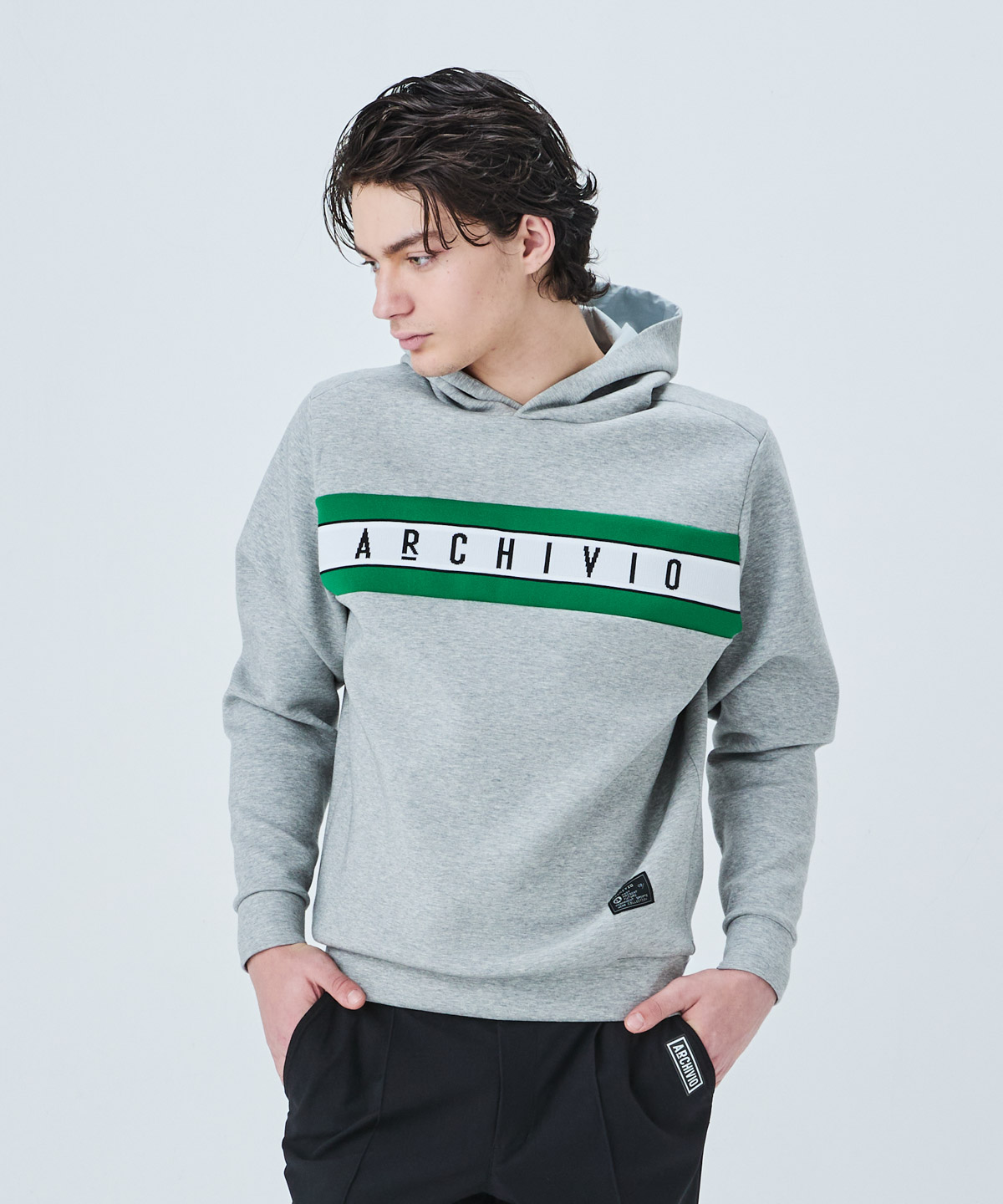 メンズ】ニットロゴフードパーカー|アルチビオ - ゴルフウェアや婦人服通販