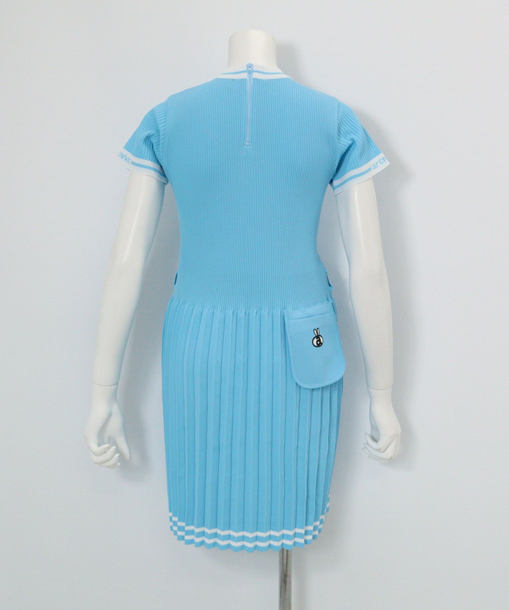 リブプリーツ切替ワンピース|アルチビオ - ゴルフウェアや婦人服通販