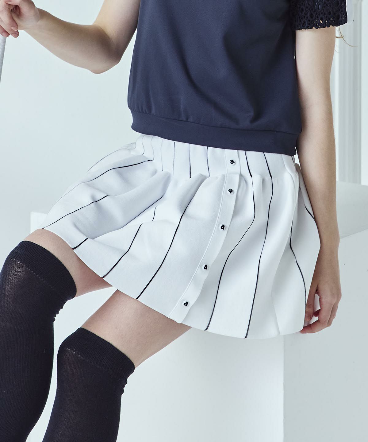 ボリュームニットスカート|アルチビオ - ゴルフウェアや婦人服通販