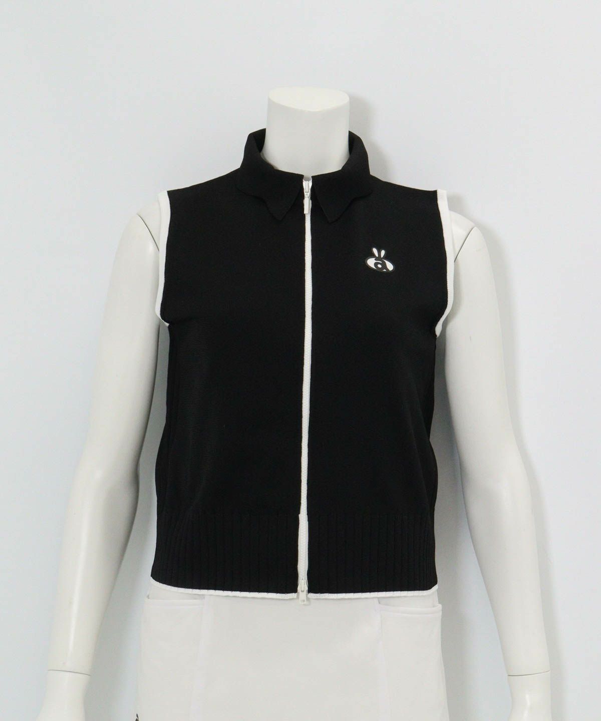 新品未使用　アルチビオ　ダブルジップベスト 襟付きニットジップベスト|アルチビオ - ゴルフウェアや婦人服通販