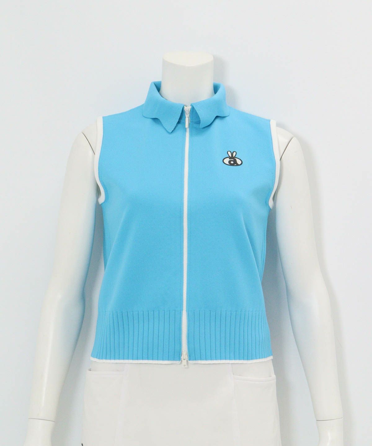 襟付きニットジップベスト|アルチビオ - ゴルフウェアや婦人服通販