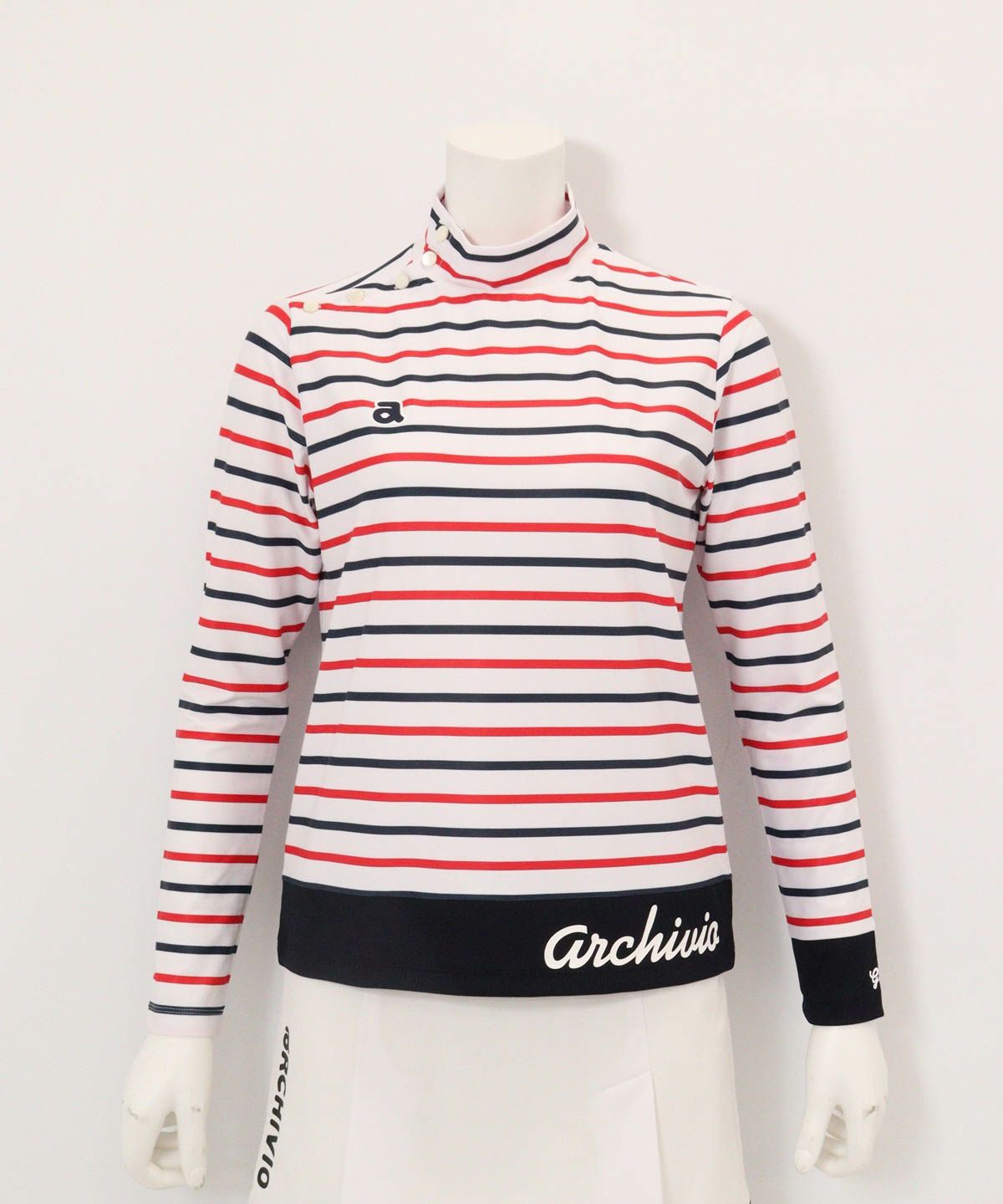 マリン釦ボーダープルオーバー|アルチビオ - ゴルフウェアや婦人服通販