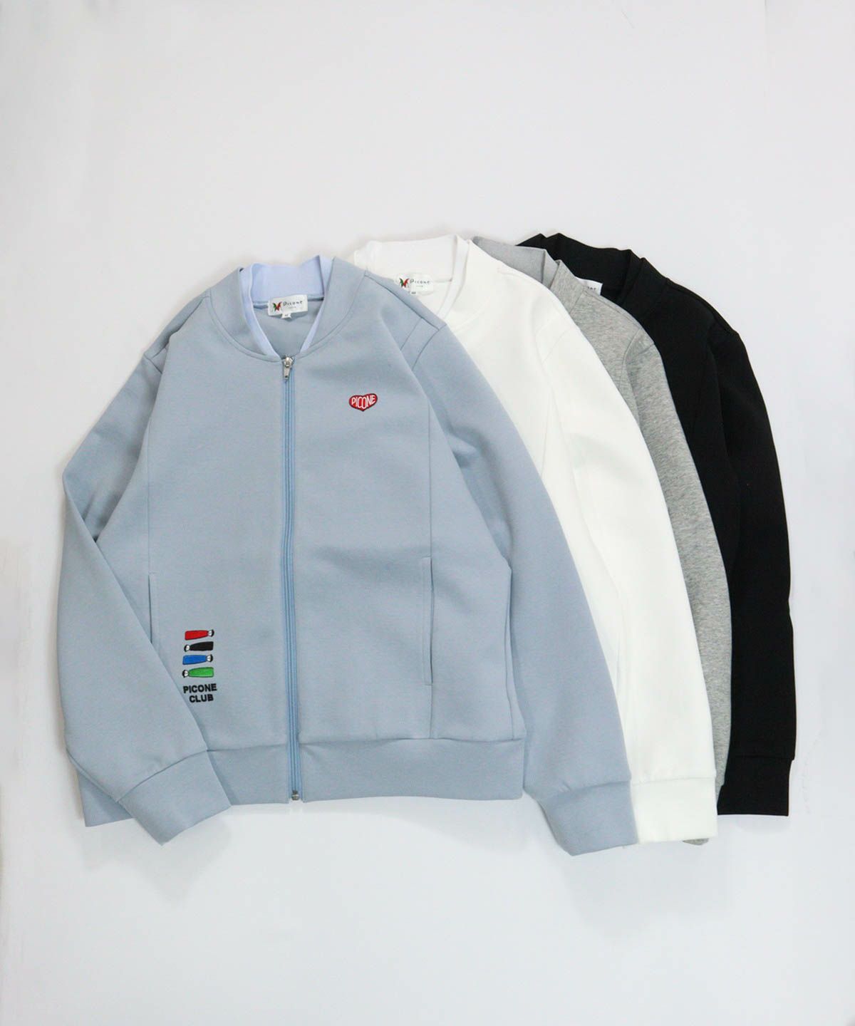 ポイント刺繍ダンボールブルゾン|ピッコーネクラブ - ゴルフウェアや