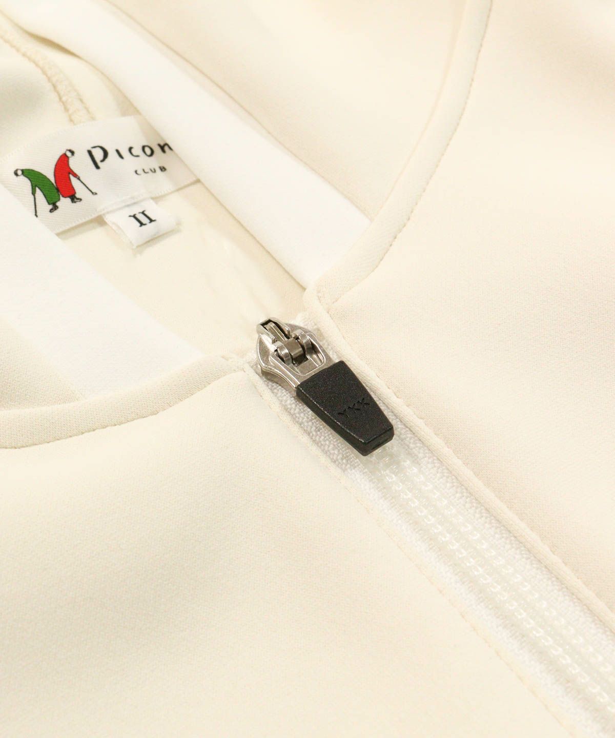 首元ファスナー（ベージュ）