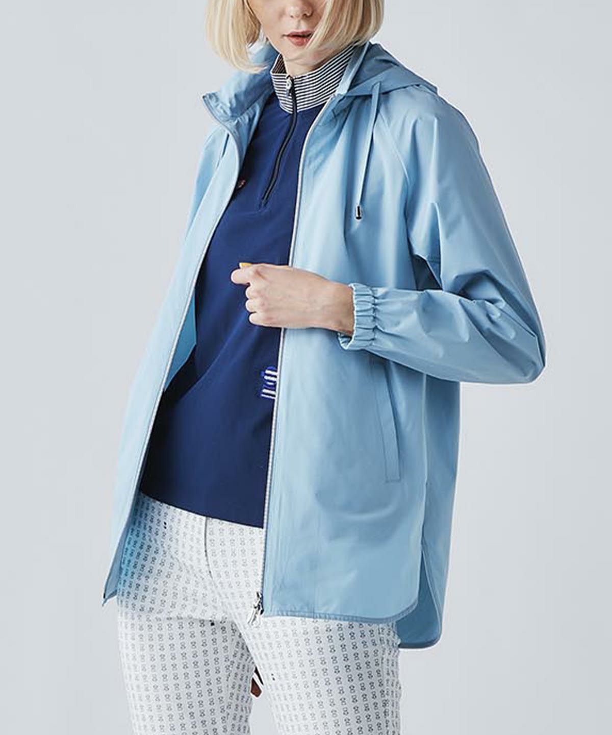 UV撥水フード付ジップブルゾン|ピッコーネクラブ - ゴルフウェアや婦人