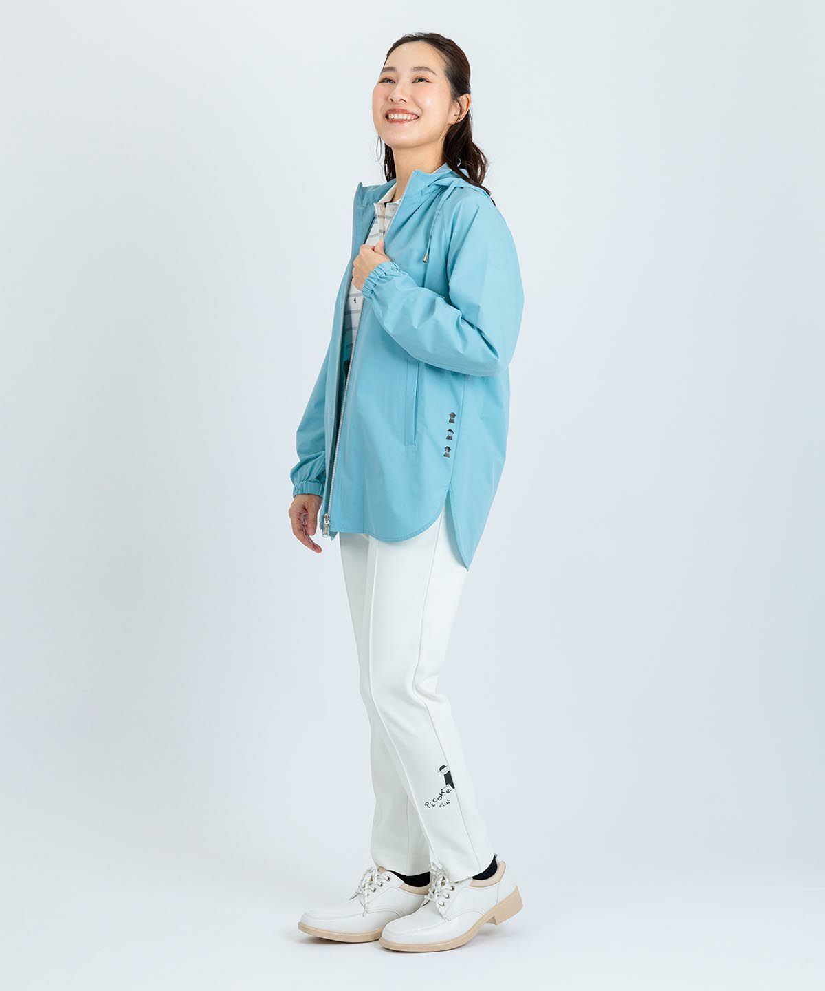 UV撥水フード付ジップブルゾン|ピッコーネクラブ - ゴルフウェアや婦人