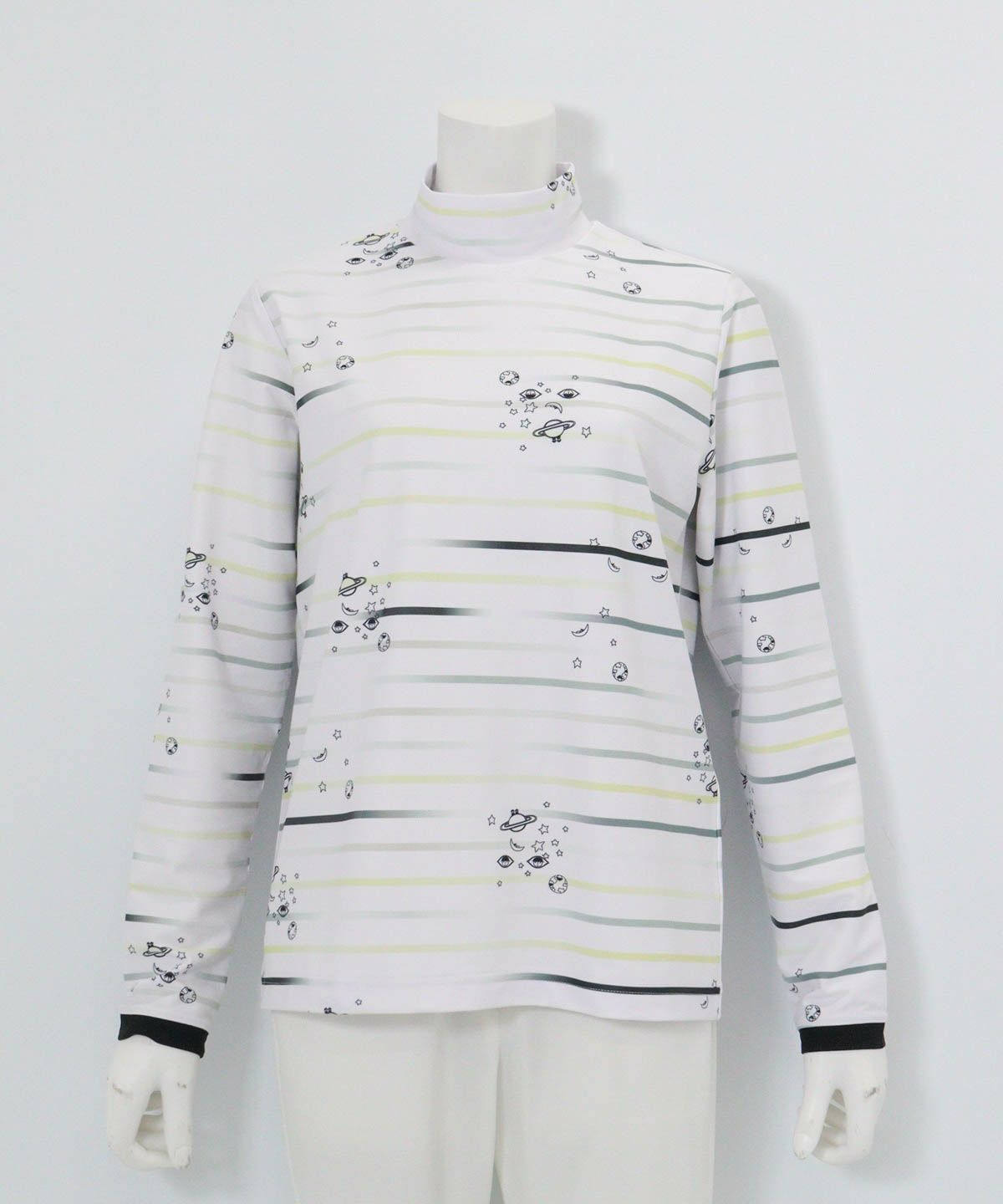 マルチボーダー総柄プルオーバー|ピッコーネクラブ - ゴルフウェアや