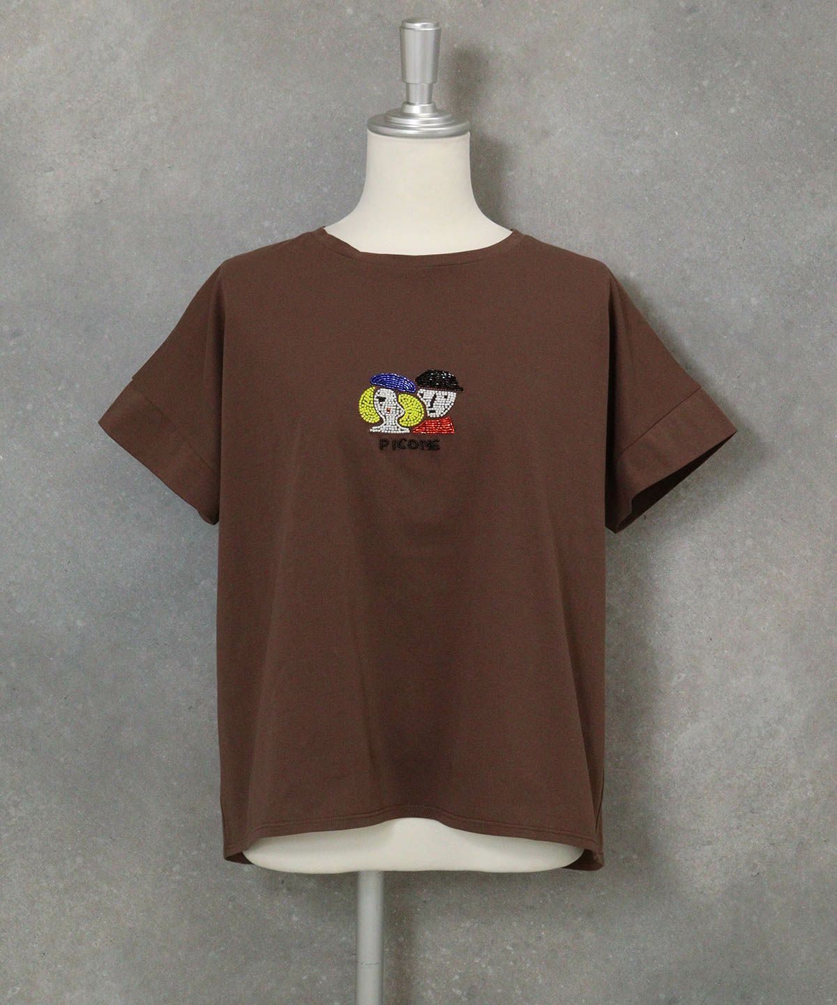 ビーズ刺繍UV冷感プルオーバー|スタジオピッコーネ - ゴルフウェアや